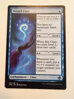 Wizard Class *Regular* Adventures in the Forgotten Realms MTG 081/281 NM - Image 1