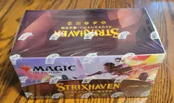 MTG Factory Sealed Strixhaven School Of Mages JP Set Booster Box-Chase ALT ARTS! - Image 1