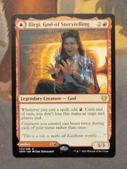 1x Birgi, God of Storytelling - Kaldheim Rare MTG NM - Image 1