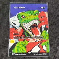 Beast Within - 0033 - M - Borderless - Non-Foil - Spider-Man - MTG - NM/M - Image 1