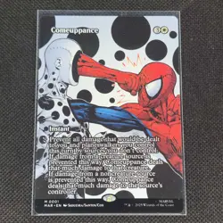 Comeuppance - 0001 - M - Borderless - Non-Foil - Spider-Man - MTG - NM/M - Image 1