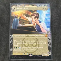 Peter Parker - 0208 - M - Borderless - Non-Foil - Spider-Man - MTG - NM/M - Image 1
