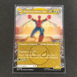 Peter Parker - 0208 - M - Borderless - Non-Foil - Spider-Man - MTG - NM/M - Image 2