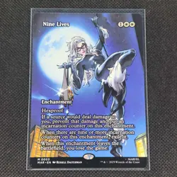Nine Lives - 0003 - M - Borderless - Non-Foil - Spider-Man - MTG - NM/M - Image 1
