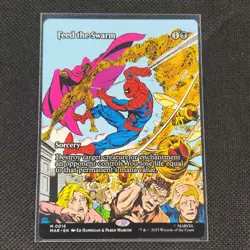Feed The Swarm - 0016 - M - Borderless - Non-Foil - Spider-Man - MTG - NM/M - Image 1