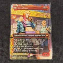 Gwen Stacy - 0202 - M - Borderless - Non-Foil - Spider-Man - MTG - NM/M - Image 1