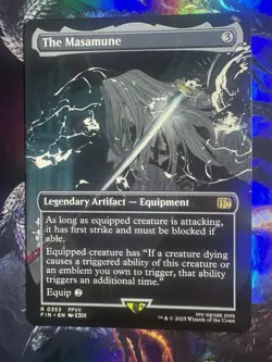 The Masamune (Borderless) (Regular) #353 MTG Final Fantasy - Image 1