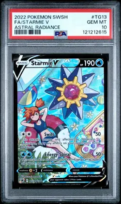 Pokemon TCG Starmie V TG13/TG30 Astral Radiance Trainer Gallery PSA 10 Gem Mint - Image 1