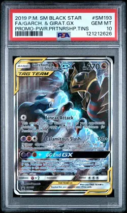 Pokemon TCG Garchomp & Giratina GX SM193 SM Promo - PSA 10 Gem Mint - Image 1
