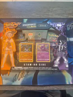 Pokemon Champion's Path Stow-On-Side Special Pin Collection Box Pack of 3 820650807411 - Image 1