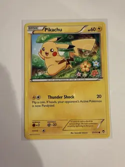 The Pokemon Company Pikachu 60 HP XY Furious Fists 27/111 Regular Eng 2014 - Image 1
