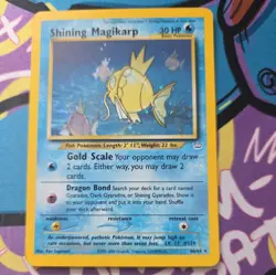 Pokemon TCG Shining Magikarp Neo Revelation Holo English 2000 Secret 66/64 - Image 1