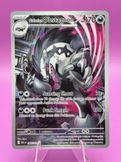 Pokemon TCG Galarian Obstagoon 245/217 IR Ascended Heroes Near mint - Image 1
