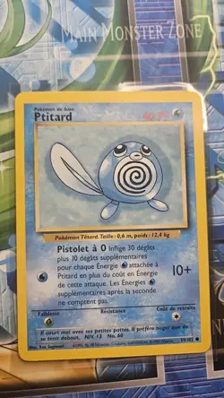 Pokemon Card - Poliwag Ptitard FRENCH Base Set 59/102 - Image 1