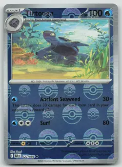 Pokemon Tirtouga (Poke Ball Pattern) 022/086 Black Bolt Uncommon Holo NM - Image 1