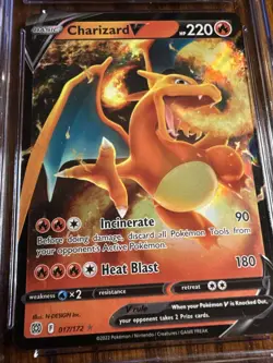 Charizard V Pokemon 2022 Brilliant Stars 017/172 CGC Gem Mint 9.5 - Image 2