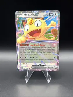 2026 Pokemon Perfect Order Meowth ex Double Rare #062/088 - Image 1