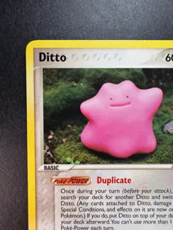 2005 Pokemon Ditto EX Delta Species 35/113 Non-holo Regular - Image 2