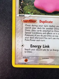 2005 Pokemon Ditto EX Delta Species 35/113 Non-holo Regular - Image 4