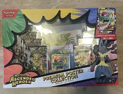 Pokemon TCG Ascended Heroes Mega Lucario ex Premium Poster Collection. - Image 1
