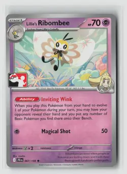 Lillie's Ribombee #067/159 Prize Pack Rare Pokemon TCG NM - Image 1
