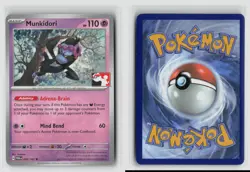 Munkidori #095/167 Prize Pack Holo Rare Pokemon TCG NM - Image 3