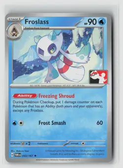 Froslass #053/167 Prize Pack Rare Pokemon TCG NM - Image 1