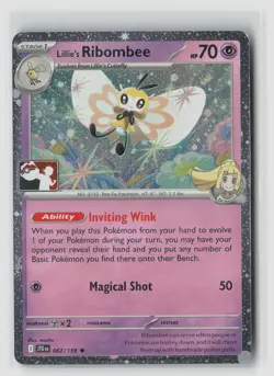 Lillie's Ribombee #067/159 Prize Pack Rare Cosmos Holo Pokemon TCG NM - Image 1