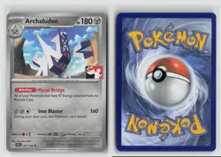 Archaludon #107/142 Prize Pack Rare Pokemon TCG NM - Image 3
