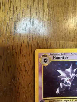 Pokemon TCG Haunter 1st Edition Holo Card Fossil, 6/62 1999 WoTC - Image 2