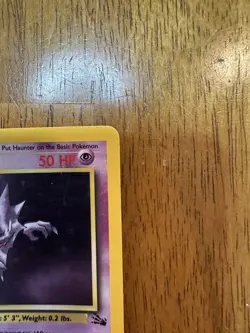 Pokemon TCG Haunter 1st Edition Holo Card Fossil, 6/62 1999 WoTC - Image 3
