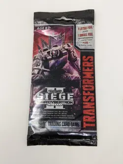 5 Packs Transformers Trading Card Game Booster Pack And WfC Siege II - Image 3