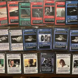 700+ Star Wars CCG 1995 Limited Black Border Lot With Rare Cards Decipher - Image 3