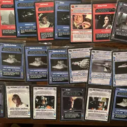 700+ Star Wars CCG 1995 Limited Black Border Lot With Rare Cards Decipher - Image 4