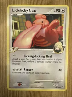 Lickilicky C 30/147 Non Holo Rare Platinum Supreme Victors Pokemon Card 2009 NM - Image 1