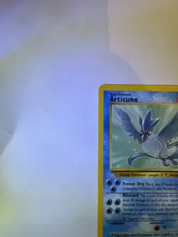LP (Unlimited) Pokemon ARTICUNO Card FOSSIL Set 17/62 WOTC Wizards Non-Holo RARE - Image 2