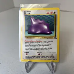 WOTC Pokemon TCG Ditto Fossil Regular Card 18/62 NM Condition - Image 1