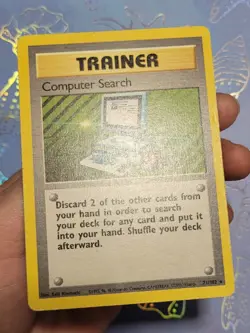 Computer Search 71/102 Base Set 1999 Pokemon Card LP - Image 4