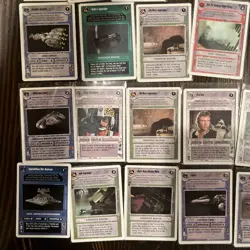 850+ Star Wars CCG 1995 UnLimited Black Border Lot With Rare Cards Decipher - Image 2