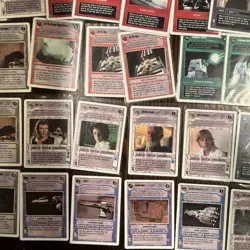 850+ Star Wars CCG 1995 UnLimited Black Border Lot With Rare Cards Decipher - Image 3