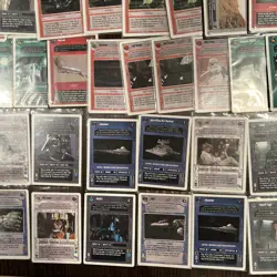 850+ Star Wars CCG 1995 UnLimited Black Border Lot With Rare Cards Decipher - Image 4