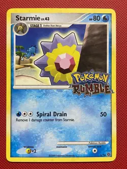 Starmie 5 Rumble Regular Pokemon Card TCG Promo - Image 2