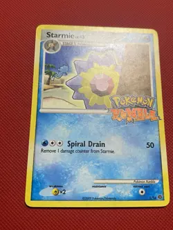 Starmie 5 Rumble Regular Pokemon Card TCG Promo - Image 5