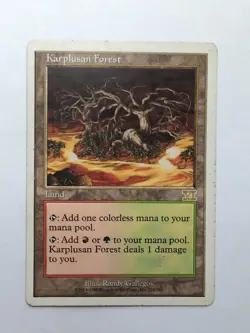 MTG Karplusan Forest (6ED) Classic Sixth Edition Regular Rare 326/350 - Image 1