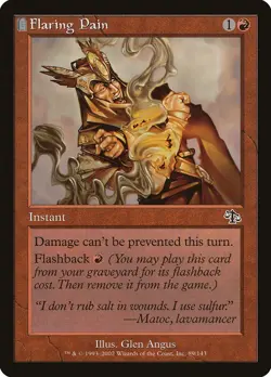 Judgment Flaring Pain MTG Magic the Gathering NM - Image 1