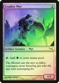 MTG - Mirrodin FOIL Leaden Myr! NM/MINT! FREE SHIPPING! - Image 1