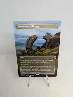 MTG Monumental Henge Borderless 354 Modern Horizons 3 MH3 Magic - Image 1
