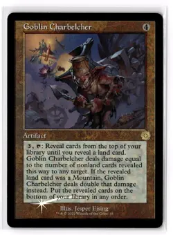 Goblin Charbelcher 18 The Brothers' War: Retro Frame Artifacts Foil NM - Image 1