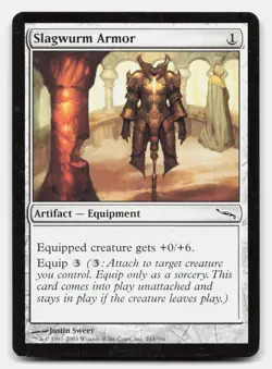 Slagwurm Armor 243 Common Mirrodin Magic: The Gathering Near Mint - Image 1