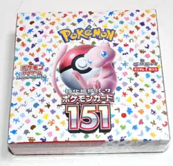 DIY PTCG Pokemon Cards Scarlet & Violet SV2a Booster Box 151 Cards Japanese - Image 1